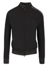 Y-3 3 Stripes Track Top Sweatshirts Black In Black