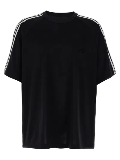 Y-3 Y-3 3 STRISCE T-SHIRT WHITE/BLACK