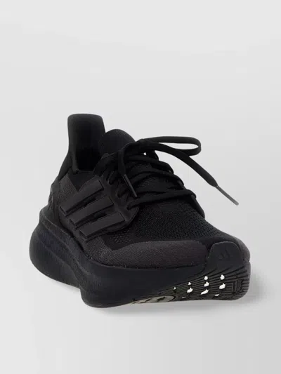 Y-3 5 Ultraboost Mesh Upper Rubber Outsole Sneakers In Black