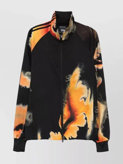 Y-3 ABSTRACT PATTERN PRINT SWEATSHIRT