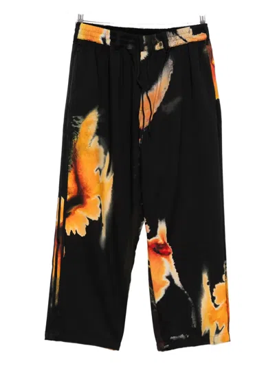 Y-3 ABSTRACT-PRINT TROUSERS