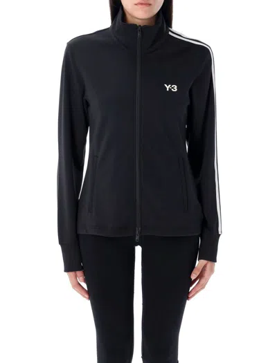 Y-3 Adidas 3-striped Track Top In Black