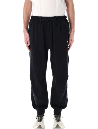Y-3 Adidas 3-stripes Cuffed Track Pants In Black