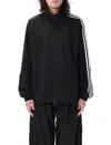 Y-3 Adidas 3-stripes Nylon Shell Jacket In Black