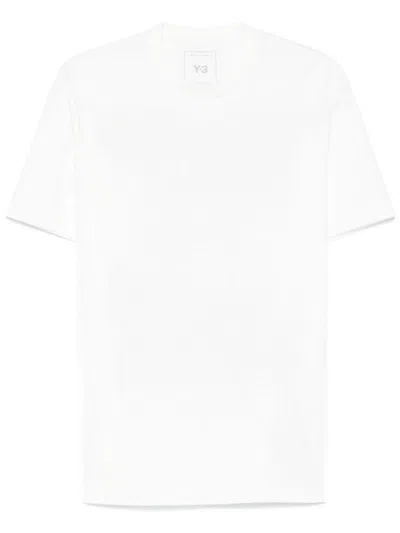 Y-3 Adidas Back Graphic-print T-shirt In White