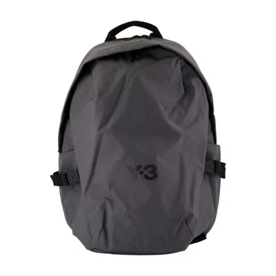 Y-3 Adidas Backpack In Gray