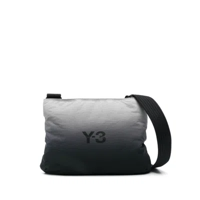 Y-3 Aop Cross Body Bag In Grau