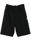 Y-3 Logo Bermuda Shorts In Black