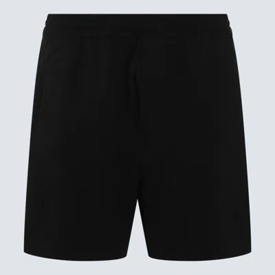 Y-3 Adidas Black Cotton Blend Shorts