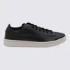 Y-3 Adidas Black Leather Sneakers