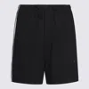 Y-3 Striped Waistband Shorts Back Pocket In Black