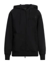 Y-3 Adidas By Yohji Yamamoto Man Sweatshirt Black Size L Cotton, Recycled Polyester, Elastane In Black