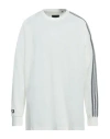 Y-3 Adidas By Yohji Yamamoto Man T-shirt Off White Size S Cotton, Polyester In Off White