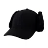 Y-3 Polyester Hats In Black