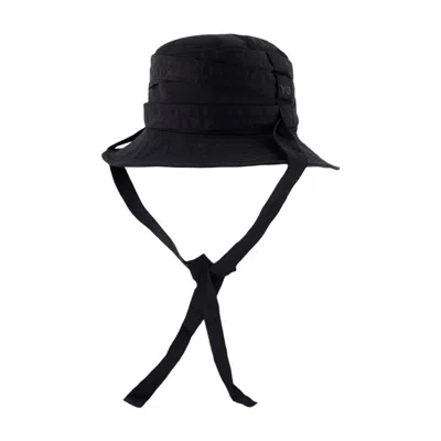 Y-3 Adidas Cinch Bucket Hat In Black