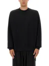 Y-3 Adidas Cotton Jersey In Black