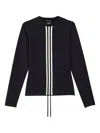 Y-3 Viscose And Recycled Polyester T-shirt In Black