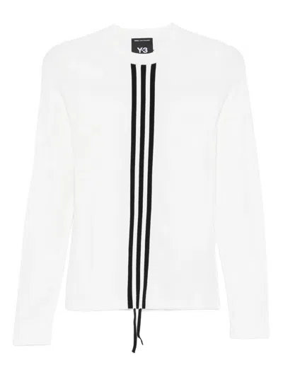 Y-3 Adidas Fitted Cinch Ls Clothing In White