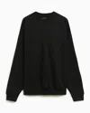 Y-3 Adidas Fl Crew Sweat In Black