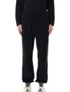 Y-3 Adidas French Terry Track Pants In Black