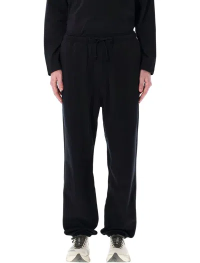 Y-3 Adidas French Terry Track Pants In Black