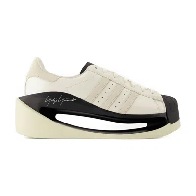 Y-3 Adidas Gendo Superstar Sneakers In White
