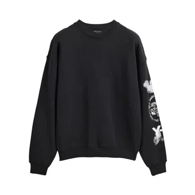 Y-3 Adidas Gfx Crew In Black