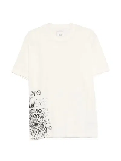 Y-3 Adidas Gfx Ss T-shirt Clothing In White