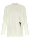Y-3 Crew Neck Long Sleeves Side Slits T-shirt In White