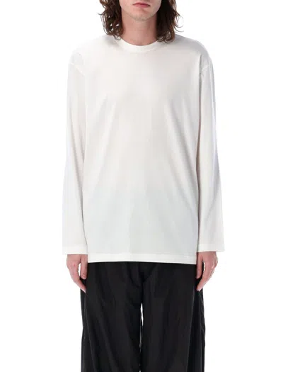 Y-3 Adidas Graphic Logo T-shirt In White