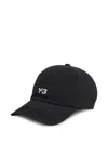 Y-3 Adidas Hats In Black
