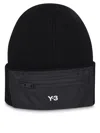 Y-3 Adidas Hats In Black