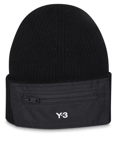 Y-3 Adidas Hats In Black