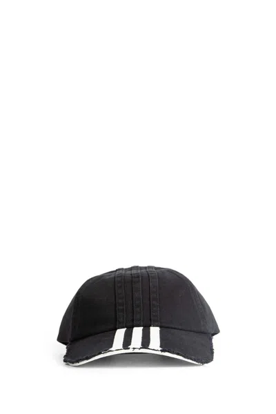 Y-3 Adidas Hats In Black