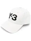 Y-3 Adidas Logo Cap Accessories In White