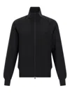 Y-3 Sport Sweatshirt With High Collar And Ribbed Cuffs In Black
