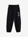 Y-3 Graphic Logo Joggers With Drawstring Closure In Black