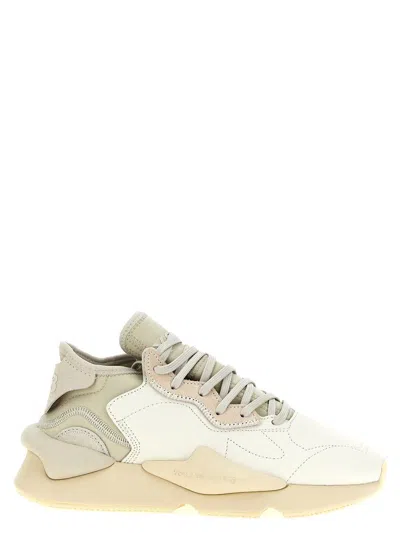 Y-3 Adidas White Sneakers In Owhite/creamwht/alumin