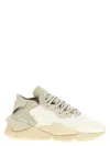 Y-3 Two-tone Fabric And Leather  Kaiwa Sneakers In White