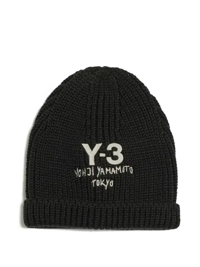 Y-3 Adidas  Knit Beanie Accessories In Black