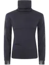 Y-3 Turtleneck Long-sleeve Top In Blue