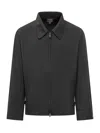 Y-3 Adidas Lightweight Black Zippered Jacket  In Black