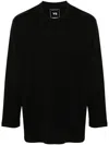 Y-3 Adidas Loose Fit Long Sleeve T-shirt Clothing In Black