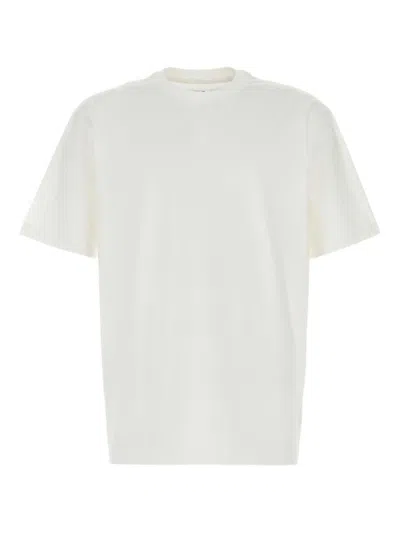 Y-3 Adidas Logo Cotton T-shirt In White