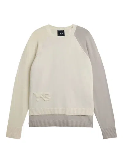 Y-3 Y-3 ADIDAS LOGO-EMBOSSED COLOUR-BLOCK SWEATER CLOTHING