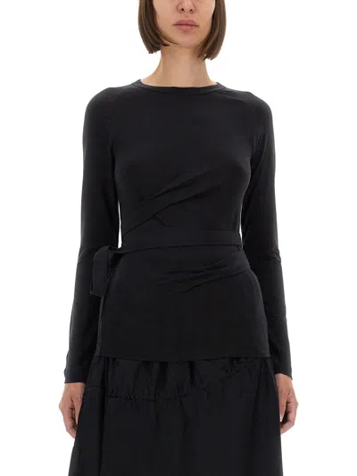 Y-3 Adidas Long-sleeved T-shirt In Black
