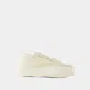 Y-3 Lux Bball Low Sneakers -  - Leather - White In Beige