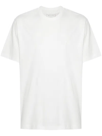 Y-3 Adidas Man Regular Short Sleeves Tee Clothing In White