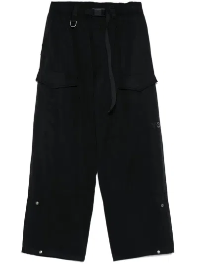 Y-3 Adidas Man Wtwill Pants Clothing In Black
