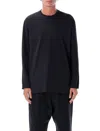 Y-3 Adidas Multilogo L/s Tee In Black